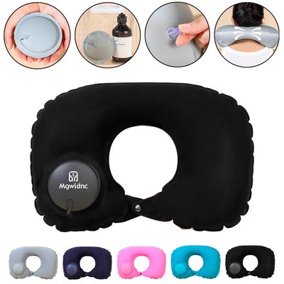 Inflatable Travel Neck Pillow for Sleeping