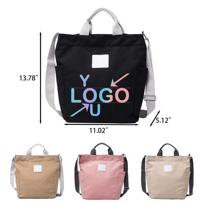 Canvas Shoulder Backpack Large Sling Bag