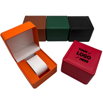 Single PU Leather Watch Case