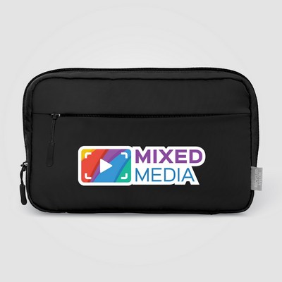 Mercer Recycled Nylon Dual-Pocket Organizer Pouch - 1.5L - Heat Transfer