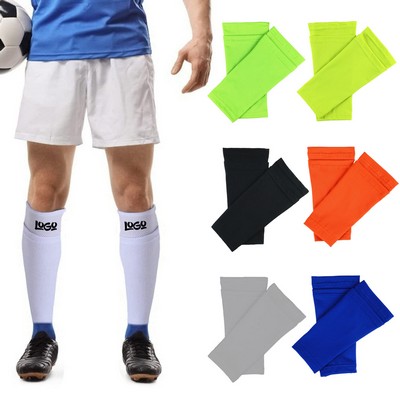 Sports Breathable Polyester Shin Guard Socks