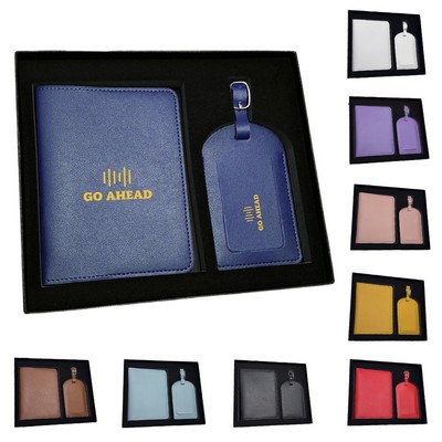 Travel Passport & Tag Set