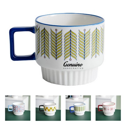6.6Oz Retro Handmade Ceramic Coffee Cup