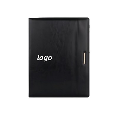 Leather A4 Document Folder with Writing Pad Support