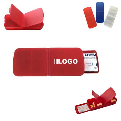 5 Bandages With Plastic Pill Organizer