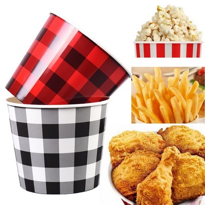 150Oz Large Fried Chicken Popcorn Bucket Snack Tub