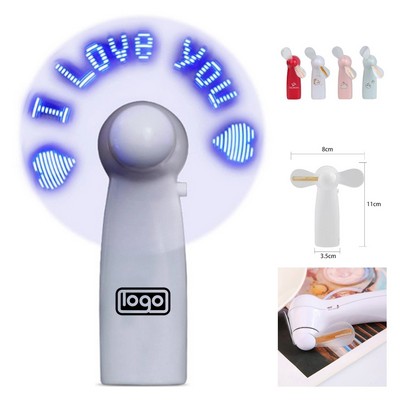 Message Handheld Light Fan