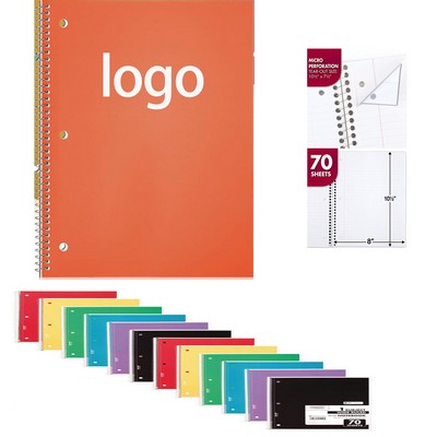 3 Hole Punched Spiral Notebook