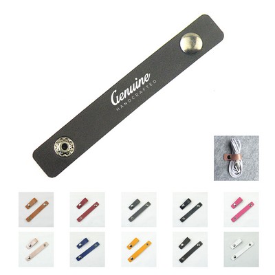 Leather Cable Organizer