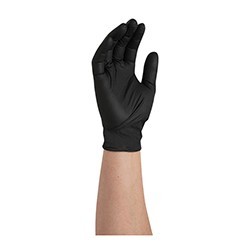 X-Large Premium Black Nitrile Gloves