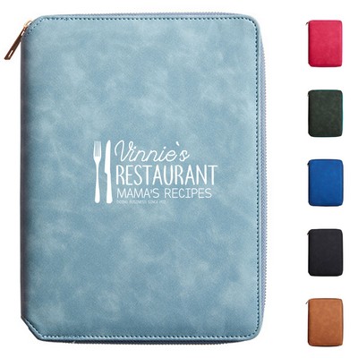 PU Zip Loose-leaf Notebook