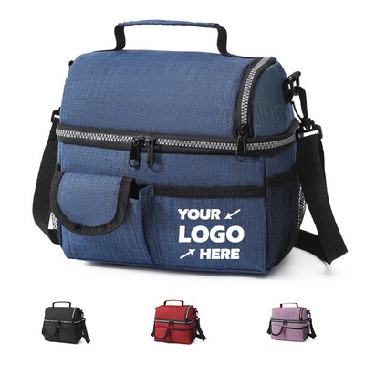 Double-Layer Insulated Lunch Bag