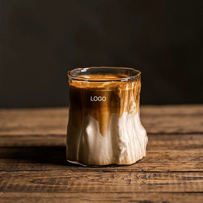 Retro Dirty Coffee Glass Specialized Flat White & Latte Cup Premium High-Temperature Resistant