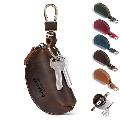 PU Car Key Bag W/Zipper