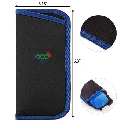 Portable Neoprene Storage Pouch for Sunglasses