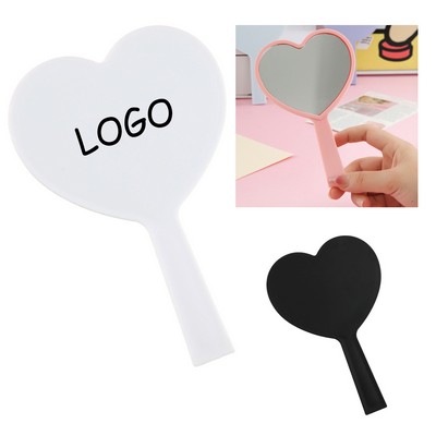 Love-Shaped Small Mirror
