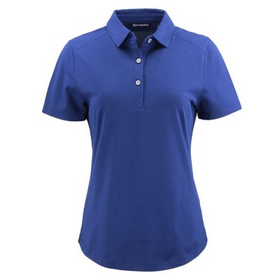 Cutter and Buck Ladies Advantage Eco Tri-Blend Pique Refresh Epic Confidence Polo