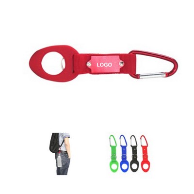 Carabiner Keyring Bottle Holder With Strap