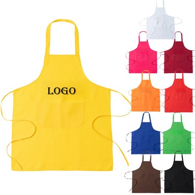 Neck-Loop Polyester Apron – Stain-Resistant & Easy Wash