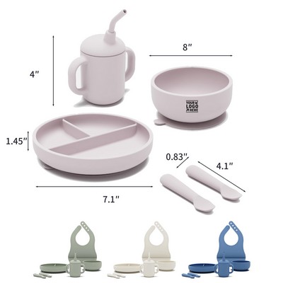 First Bites Silicone Baby Feeding Set