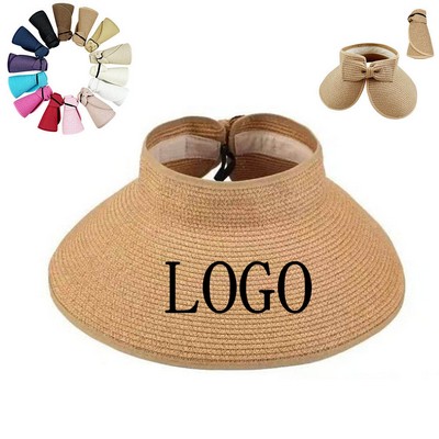 Collapsible Straw Sun Shields