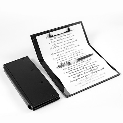 3-Ply Polypropylene Medical Folder Writing Clipboard, Tri-Fold Patient Document Organizer