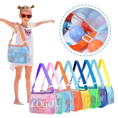 Mesh Beach Tote Bag For Kids
