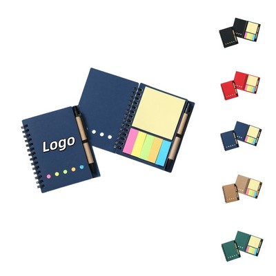 A6 Spiral Sticky Notes Notebook