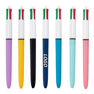 4-Colors Retractable Ballpoint Pen