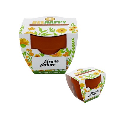 Mini Terracotta Grow Kit - Bee Happy