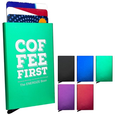 Secure Card Wallet with Clip