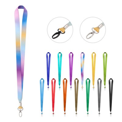 3/4" Safety Breakaway Sublimation Lanyard W/Metal Crimp