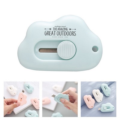 Retractable Cloud Shaped Box Knife