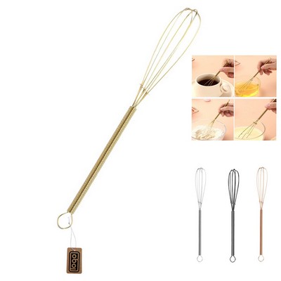 Stainless Steel Manual Whisk W/ Hanging Hook