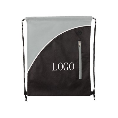 Summit Non-Woven Drawstring Backpack