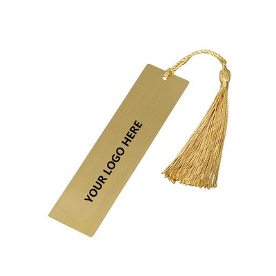 Elegant Vintage Brass Hollow Bookmark W/ Tassel