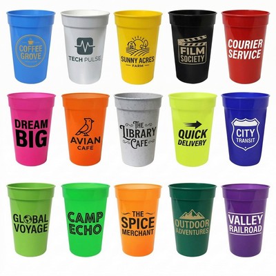 Custom Plastic 17oz Stadium Cups