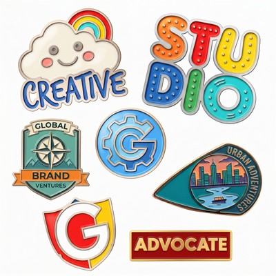 Custom 1" Soft Enamel Lapel Pins