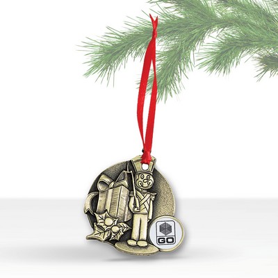 Classic Toy Soldier Ornament (2" x 1.75")