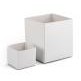 White High Walled Box Base (12"x12"x12")