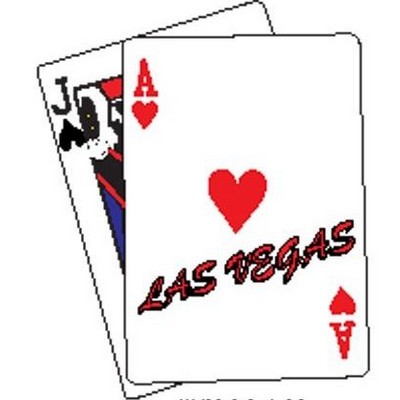 Las Vegas Blackjack Gift Shop Quality Magnet w/ Full Magnet Back (6 Square Inch)
