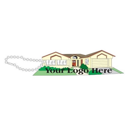 House Promotional Magnet w/ Strip Magnet (12 Square Inch)