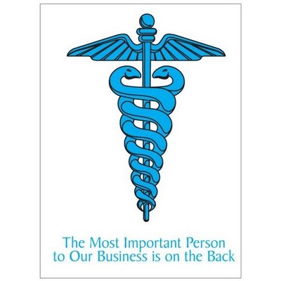 Caduceus Rectangle Photo Hand Mirror (2½"x3½")