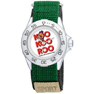 Ladies Sport Watch Collection with Green Velcro Strap