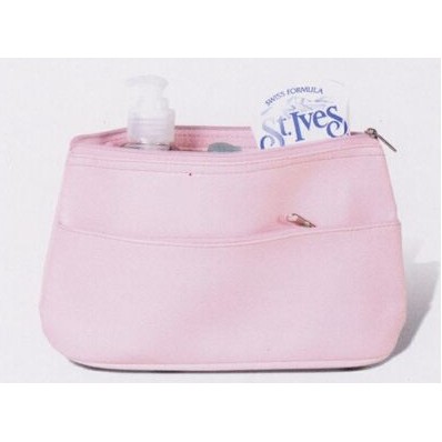 Soft Vinyl Hand Bag w/ Front Zipper Pocket