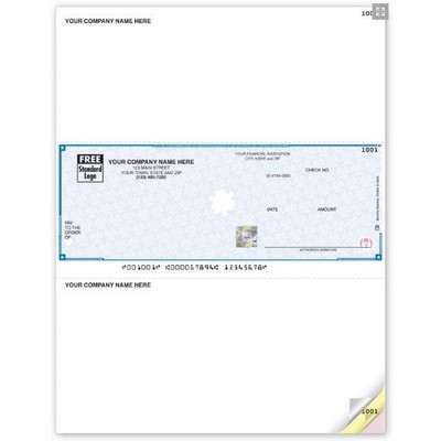 Laser Multipurpose Checks - DacEasy® Compatible, High Security (1 Part)