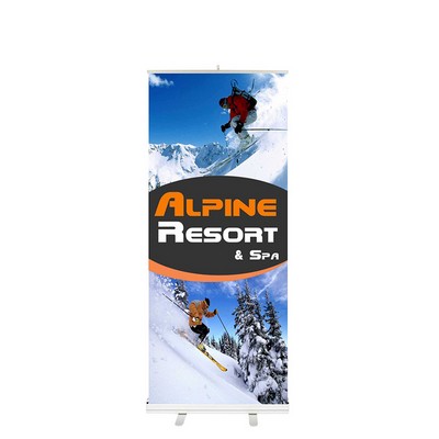 Econo Retractable Vinyl Banner (36") Full Color