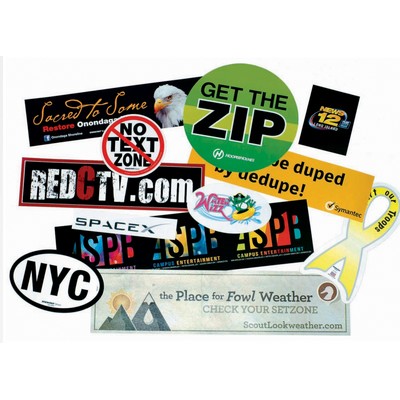 Stik-Withit® Bumper Sticker (3"x5")