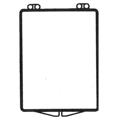 Rigid Clear Hinged Plastic Box (1 5/8"x2 1/8"x1")
