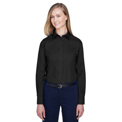 Devon and Jones® Women's Crown Collection® Broadcloth Long Sleeve Woven Dress Shirt